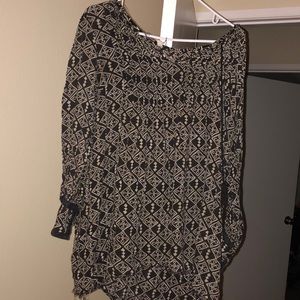 Patterned Free People dress pictured on the right